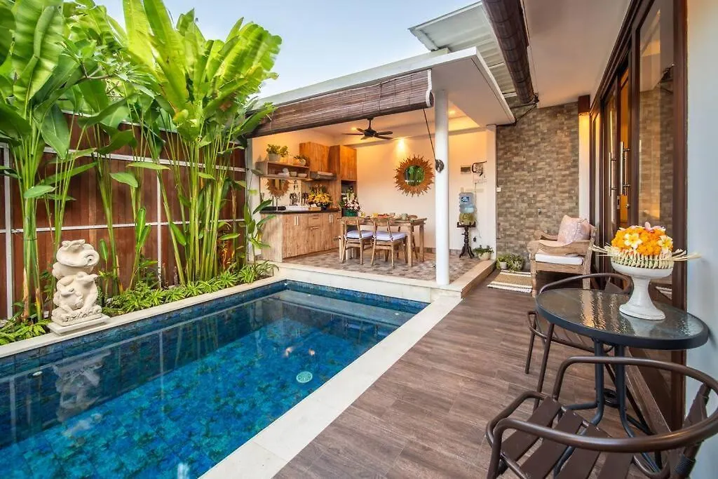 Arts Cherry Villa Dua Two-Bedroom With Private Pool Kuta Kerobokan