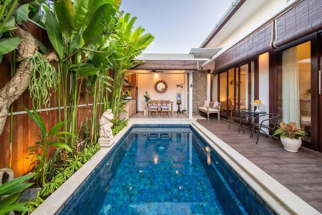 Arts Cherry Villa Dua Two-Bedroom With Private Pool Kuta Kerobokan