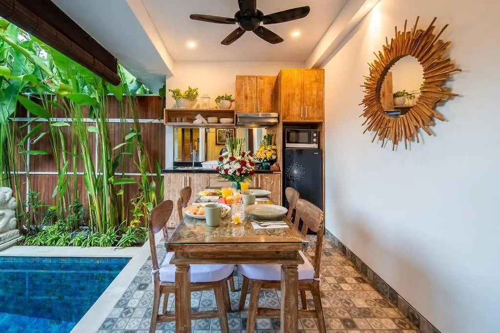 Arts Cherry Villa Dua Two-Bedroom With Private Pool Kuta Kerobokan
