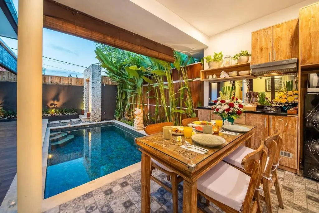 Arts Cherry Villa Dua Two-Bedroom With Private Pool Kuta Kerobokan
