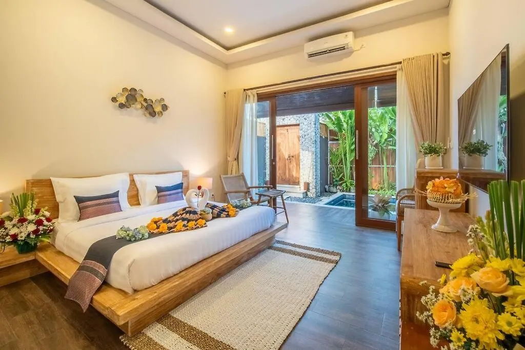 Arts Cherry Villa Dua Two-Bedroom With Private Pool Kuta Kerobokan